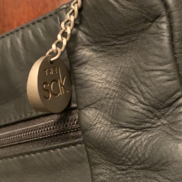 The Sak Black Pure Leather Crossbody Purse. - Picture 5 of 12